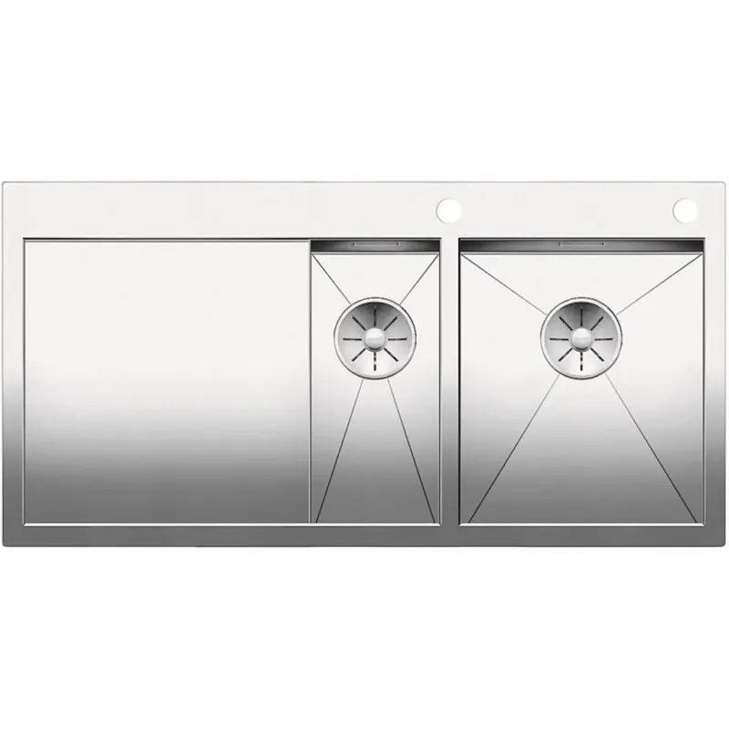 BLANCO Zerox 6 S-IF Edelstahlspüle Seidenglanz mit Zugknopf 521643 Meistverkauft