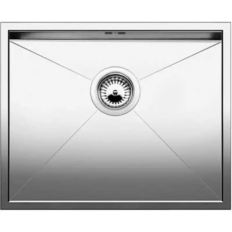 Preisknaller BLANCO Zerox Style 500-U Edelstahlspüle Seidenglanz ohne Zugknopf 522252