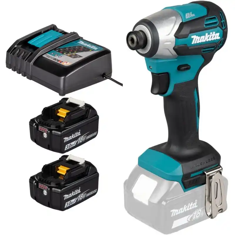 Ausverkauf Makita DTD158RFJ Akku-Schlagschrauber 1/4" Li-Ion LXT (2x 18V/3,0Ah) Makpac