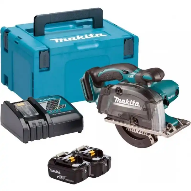 Makita DCS553RTJ Akku-Metallhandkreissäge Li-ion LXT 18V/5,0Ah,Makpac Letzte Chance