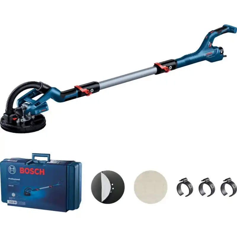 Finale Aktion BOSCH GTR 55-225 Trockenbauschleifer, Handwerkerkoffer 06017D4000