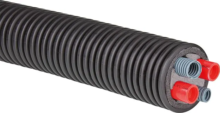 Wärmepumpen-Anschlussset Microflex Duo,Länge 15m DN32 (40x3,7) Drm. 145mm Must-Have