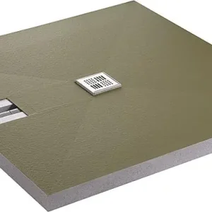 Bodenebenes Duschelement superflach Ablauf waagrecht, zentriert 1200x1200x70 mm, Einbauhöhe 70 mm Heißes Angebot