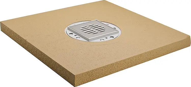 Begrenztes Angebot Bodenebenes Duschelement Standard Ablauf waagrecht, zentriert 1200x900x50 mm, Einbauhöhe 120 mm