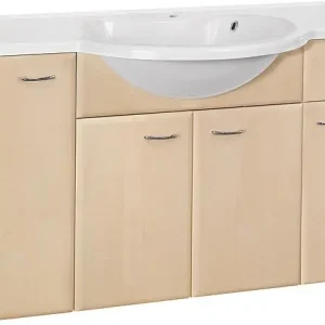 Meistverkauft WTU+Mineralguss-WT EMUNA Birne Dekor 4 Türen 1 Auszug 1200x670x330/500