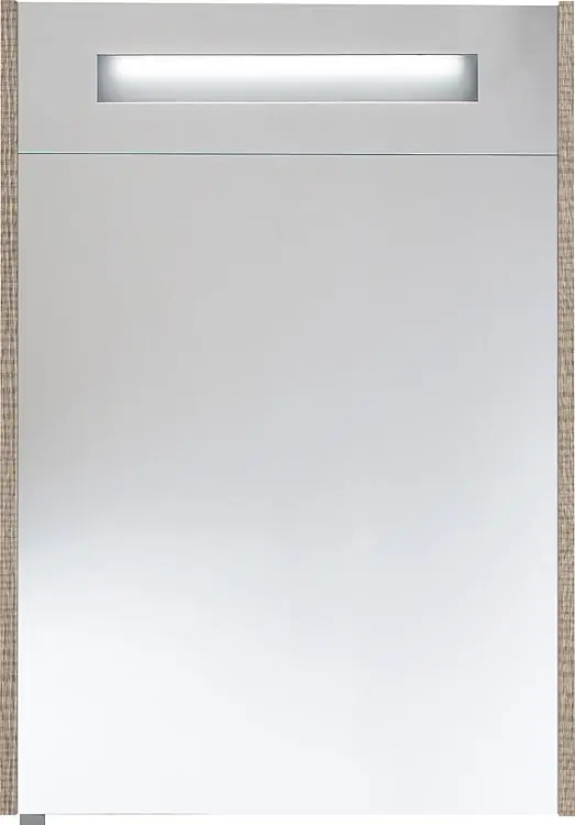 Spiegelschrank m. bel. Blende Tranche ecru 1 Türe 600x750x188mm Neu Im Sortiment