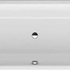 Badewanne Elunos, Mittelablauf BxHxT 1700x750x450mm Stahl-Emaille 3,5mm, 225 Liter Top-Preis