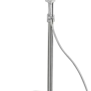 Nur Heute Brausesystem EVAJO, besteh. aus Kopf-/Handbrause, Brausemischer mit weißer Glasablage