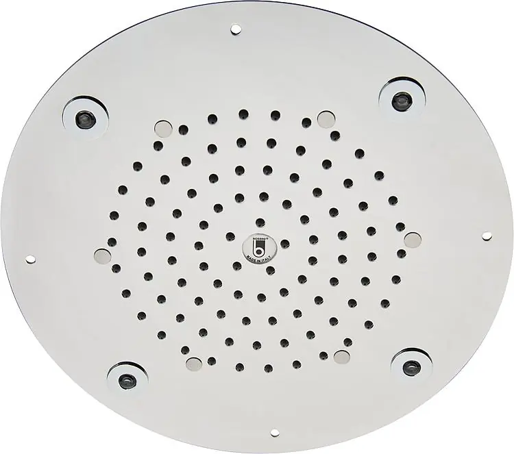 Kopfbrause EHSAN Flat Light mit 4 LED grünem Licht d=290mm, Edelstahl poliert Sofort Bestellen