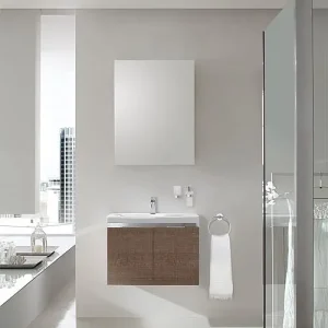 Bestseller Badmöbel-Set EOLA Tranche braun Breite 600mm 2 Türen