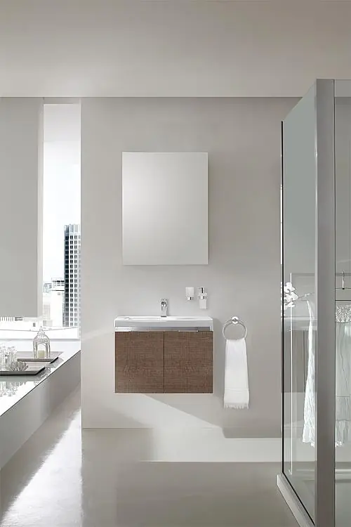 Bestseller Badmöbel-Set EOLA Tranche braun Breite 600mm 2 Türen