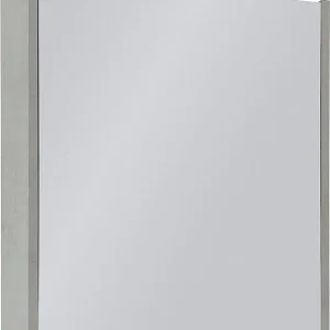 Markenprodukt Spiegelschrank mit Beleuchtung Eiche grau Steindekor 1 Türe 600x750x188mm