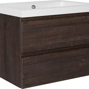 Markenprodukt WTU+Mineralguss-WT ELAI Eiche dunkel Dekor 2 Auszüge 860x550x510mm