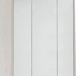 Spiegelschrank mit Beleuchtung Eiche hell Dekor 3 Türen 850x750x188mm Mega-Angebot