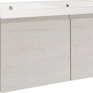 Neuheit WTU+Mineralguss-WT ELAI Eiche hell Dekor 2 Auszüge 1210x580x510mm