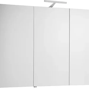 Spiegelschrank mit Beleuchtung Eiche dunkel Dekor 3 Türen 1200x750x188mm Top-Preis