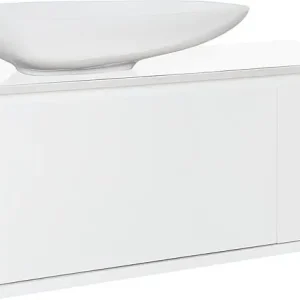 WTU+Keramik-WT EKIRA 2 Auszüge weiß Hgl. ohne Glasablage 1090x546x460mm Begrenztes Angebot