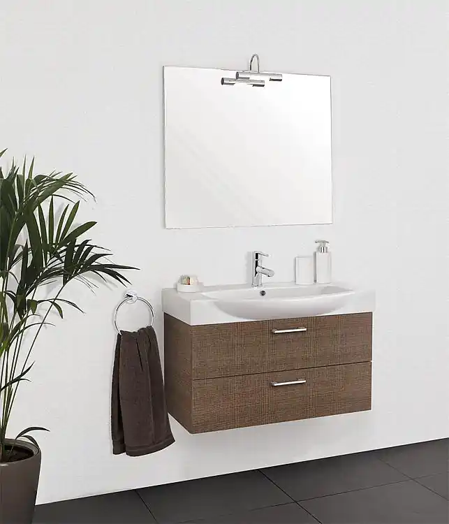 Badmöbel-Set EMIRA Serie MAA Tranche braun Nur Für Kurze Zeit