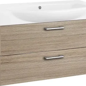 WTU+Keramik-WT EMIRA Lärche bicolor 2 Auszüge 870x534x370mm Markenprodukt