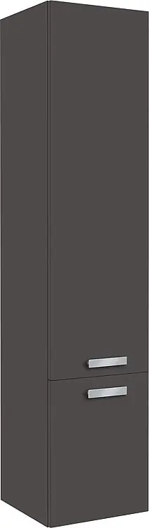 Hochschrank Serie MAB 2 Türen anthrazitHgl. Anschlag rechts 350x1585x370mm Abverkauf