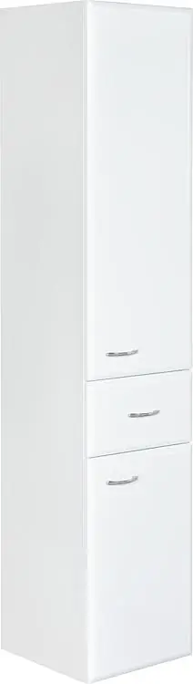 Hochschrank Serie MAC 2 Türen 1 Auszug weiß Hgl. Anschlag re. 300x1440x320mm Nur Für Kurze Zeit
