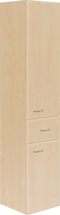 Letzte Chance Hochschrank Serie MAC 2 Türen 1 Ausz. Birne Dekor Anschlag li. 300x1440x320mm