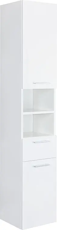 Solange Der Vorrat Reicht Hochschrank ESTRA weiß Hgl. Anschlag rechts 350x1850x370mm