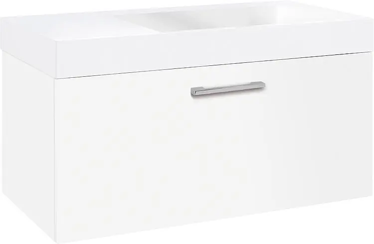 WTU+Mineralguss-WT ELISA weiß Hochglanz1 Auszug 905x534x505mm Versand Am Gleichen Tag