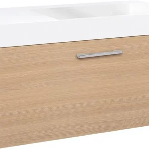 Top-Preis WTU+Mineralguss-WT ELISA Eiche hell 1 Auszug 905x534x505mm