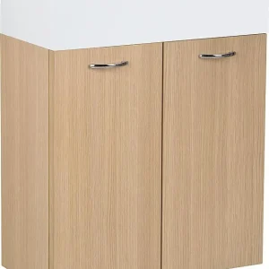 WTU+Mineralguss-WT ENISAR Eiche hell 2 Türen 500x600x250mm Beliebt