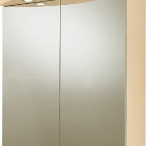 Spiegelschrank mit Beleuchtung Birne Dekor 2 Türen 700x798x205/340 Letzte Chance