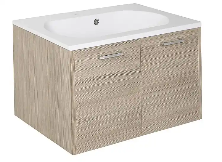 Schneller Versand WTU+Mineralguss-WT ENI Lärche bicolor 2Türen 600x459x500mm
