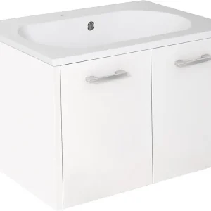 WTU+Mineralguss-WT ENI weiß Hochglanz 2Türen 600x459x500mm Neue Ware