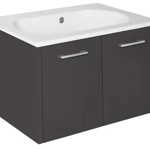 WTU+Mineralguss-WT ENI anthrazit Hochglanz 2 Türen 600x459x500mm Garantierte Lieferung