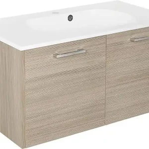Schnäppchen WTU+Mineralguss-WT ENI Lärche bicolor 2Türen 900x459x500mm