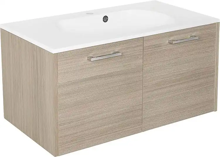 Schnäppchen WTU+Mineralguss-WT ENI Lärche bicolor 2Türen 900x459x500mm