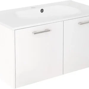 WTU+Mineralguss-WT ENI weiß Hochglanz 2Türen 900x459x500mm Neu Im Sortiment