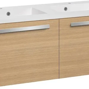 Mega-Angebot WTU+Mineralguss-WT EBLI Eiche hell 2 Auszüge 1210x494x510mm