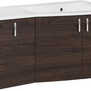 Direkt Vom Hersteller WTU+Mineralguss-WT EBAMO E. dunkel D. 3Türen Abl. links 1060x526x370/510