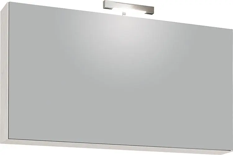 Neu Im Sortiment Spiegelschrank mit Beleuchtung Eiche hell Dekor 1 Klapptür 950x500x188mm