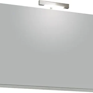 Expressversand Spiegelschrank mit Beleuchtung Eiche grau Steindekor 1 Klapptür 950x500x188mm