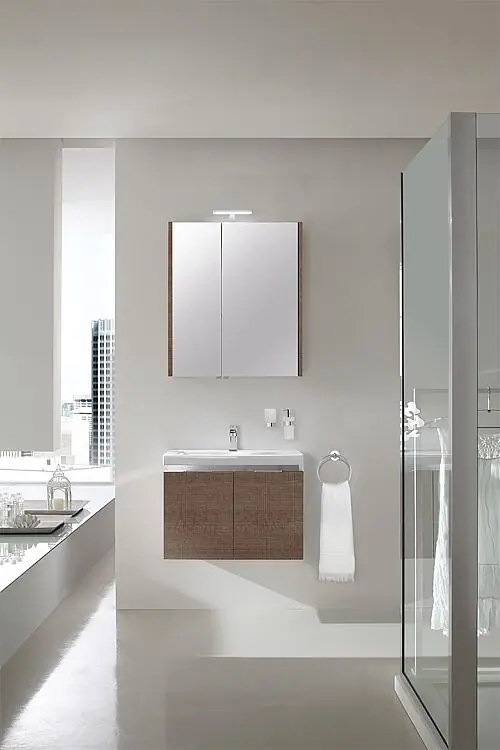 Badmöbel-Set EOLA Tranche braun Breite 700mm Must-Have