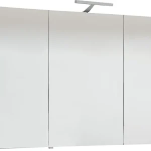 Spiegelschrank mit Beleuchtung Tranche braun 3 Türen 1050x750x188mm Neuheit
