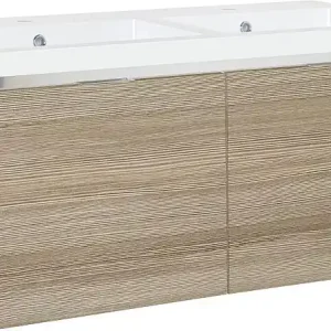 Ausverkauf WTU+Mineralguss-WT EPIC Lärche hellbraun 2 Auszüge 1210x580x510mm