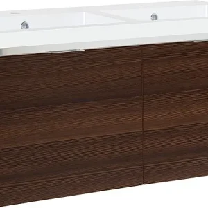 Solange Der Vorrat Reicht WTU+Mineralguss-WT EPIC Lärche braun 2 Auszüge 1210x580x510mm