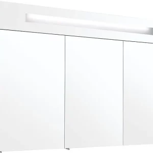 Spiegelschrank m. bel. Blende Tranche ecru 3 Türen 1200x750x188mm Top-Preis