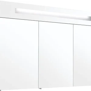 Sofort Bestellen Spiegelschrank m. bel. Blende Tranche braun 3 Türen 1200x750x188mm