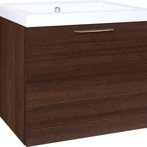 Garantierte Lieferung WTU+Mineralguss-WT EKRY Lärche braun 1 Auszug 610x550x510mm