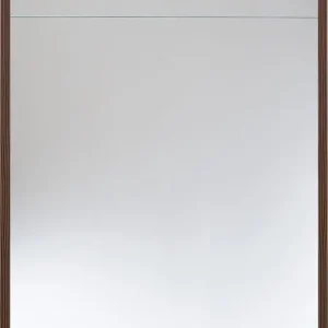 Spiegelschrank m. bel. Blende Lärche braun 1 Türe 600x750x188mm Knallerangebot