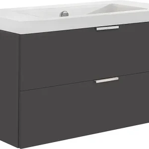 Bestpreis WTU+Keramik-WT Serie MBF anthrazit Hochglanz 2 Auszüge 710x550x510mm